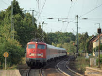 115 327-9 durchf�hrt am 16.08.09 mit dem AZ 13381 Hamburg-Altona - Verona P.N. den Bahnhof von L�neburg und erst am n�chsten Morgen gegen 10 Uhr den Zielbahnhof erreichen.