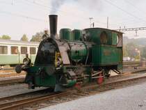 Brauerei Feldschl�sschen - Dampflok E 2/2 zu Besuch bei der DSF in Koblenz am 23.08.2009