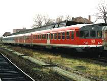 624 632-6/924 428-6/924 433-6/624 605-2 mit RB 12781 (RB 64 Euregio-Bahn) Gronau-M�nster auf Bahnhof Gronau am 19-11-2000. Bild und scan: Date Jan de Vries. 