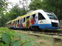 In Gadebusch  angekommen der TW 706 der OLA und eine halbe Stunde Pause zu machen um wieder nach Parchim zu fahren. 