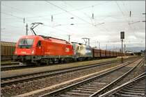 1216 017 & SZ 541 101 Swarovski ziehen einen Erzzug von Koper nach Donawitz.
Knittelfeld 29.08.2009