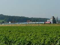 SBB - Ersatz Schnellzug zwischen Bern und Biel unterwegs bei Busswil am 04.07.2009