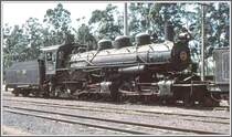 Auch diese Mallett Nr 284 geh�rte zum Bestand der Teresa Cristina, wie die Bahn hier genannt wurde. (Archiv 04/1981)