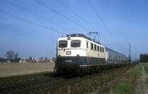 141 018  bei Augsburg Hochzoll  16.04.88