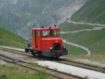 Schublok V 506 f�r den Furkatunnel, Bahnhof Muttbach Belvedere