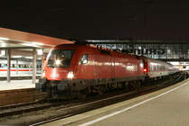 1116 192 wird in K�rze CNL 485 zum Brenner bringen. M�nchen Hbf, 12.09.2009.