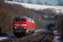 DB 218 823-3 Eilendorf 10 Januari 2009