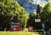 Alter Wetterhornaufzug am 23. August 2009 in Grindelwald