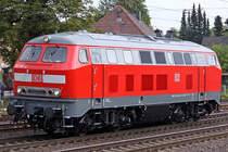 Die 218 139-4 als Lz in Bucholz , 10,09,09