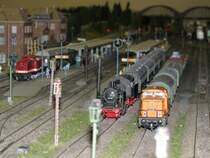 Modellbahn-Anlage des Karow-L�bzer-Modellbahnclub, Plau am See 08.08.2009