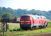 225 Tandem bei der Einfahrt in T��ling am 25.8.09