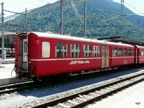 RhB - Personenwagen 2 Kl.  B 2323 in Chur am 26.07.2009