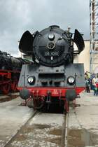 Die 03 1010 pr�sentiert sich auf den 15. Dampfloktagen in Meiningen am 05.09.2009.