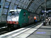 91 80 6186 241-6 D-DB bespannte am 01.08.2009 den EuroCity 47  Berlin-Warszawa-Express  von Berlin Hauptbahnhof bis nach Warszawa Wschodnia. Frage: Verkehrt die E186 bis Warszawa oder nur bis Poznan bzw. Rzepin? 