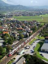 Regionalzug(4024 Tandem) nach Innsbruck,bei Radfeld.19.09.2009