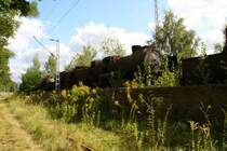 52 8072 am 12.09.09 im ehemaligen BW Falkenberg oberer Bahnhof.