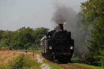 Erste von zwei Pendelfahrten von Gro� Engersdorf nach Gro� Schweinbarth am 20.69.2009. Hier bei der Einfahrt in Bockflie� als Sdz R 16538.