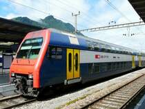 SBB / S-Bahn Z�rich - Steuerwagen Bt 50 85 26-34 907-3 in Ziegelbr�cke am 19.07.2009