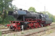 Br 23 042 bot an allen drei Tagen des Modellbahntreffs 2009 in G�ppingen F�hrerstandsmitfahrten an.
