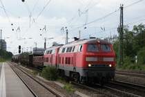 217 021-5 + 225 806-9 mit gem. GZ in M�nchen Heimeranplatz am 30.05.09