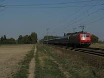 120 102 mit IC 2478.Am 26.09.09 in Lampertheim.