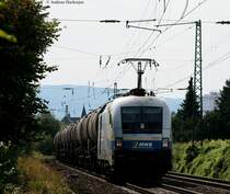 1116 911-2 der MWB mit einem �ler -> S�den Gru� an den Tf am km 59,2 14.8.09