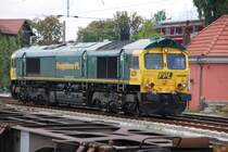 FRANKFURT (Oder), 23.09.2009, Freightliner PL 66006 fährt durch den Bahnhof Frankfurt(Oder)
