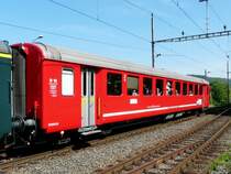 AB / RHB - Personenwagen  2 Kl. B 10 unterwegs bei einer Extrafahrt in Koblenz am 23.08.2009