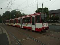 TW1025 der DVG steht am Bahnhof Dinslaken zur Abfahrt bereit.Dinslaken 23.9.09