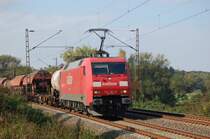 152 107-9 am 26.9.2009 kurz nach Salzderhelden. B� km 75,1