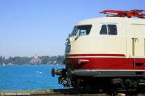 103 226-7 auf dem Bodenseedamm in Lindau am 15.07.07.