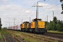 Railion 6463 + 6466 Lintorf Ratingen 26 Augustus 2009