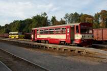 810.312-9 + 810.205-5 26.9.2009, nádraží Trutnov.