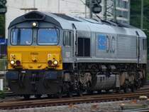 Die Class66 PB20 der DLC Railways hat gerade einen Kesselzug von Belgien nach Aachen West gebracht und f�hrt jetzt solo zur�ck nach Montzen.