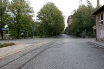 Gleisanlage in der Max-Fritz-Hammer Stra�e, Blickrichtung Osten, 03.10.09