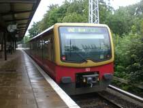 BR 481 als S42 �ber Prenzlauer Allee,Sch�nhauser Allee und Gesundbrunnen S-Bahnhof Berlin Greifswalder Stra�e.