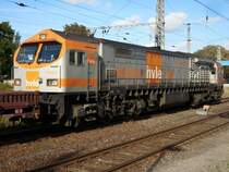 Der Dritte hvle Tiger V330.3 kam am 05.Oktober 2009 nach Bergen/R�gen.Als Verst�rkung kam die hvle V160.6 auch mit die zum Zeitpunkt meiner Aufnahme am G�terboden stand.