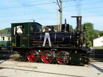 DVZO - Dampflok E 3/3 401 zu Besuch in Koblenz bei der DSF zum Jubil�um 150 Jahre Waldshut–Turgi am 23.08.2009
