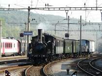 SBB Historic - Dampflok Eb 2/4 35 zu Besuch in Koblenz zum Jubil�um 150 Jahre Waldshut–Turgi am 23.08.2009