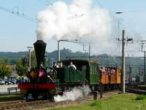 SBB Historic - Dampflok Ec 2/5 28   GENF * zu Besuch in Koblenz zum Jubil�um 150 Jahre Waldshut–Turgi am 23.08.2009