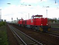 Zwei MAK G 1206 im Dienst der MEG in Berlin Sch�nefeld Flughafen am 9.5.05