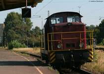 Unbekannte Ost V 60 bei der Durchfahrt Bremen Neustadt 20.8.09. Wei� jemand wem die geh�rt?