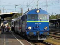 SU46-032 hat am 5.10.2009 den EC 340 nach Cottbus gebracht. Ziel des Zuges ist Hamburg.