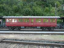 DVZO - Speisewagen WR 151 zu Besuch im Bahnhofsareal von Koblenz zum Jubil�um 150 Jahre Waldshut–Turgi am 23.08.2009