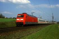 101 017  bei Ebersbach ( Fils )  31.03.02