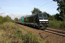 185 563 + 185 CL 006 von Rail4Chem mit einem Kesslwagenzug in Hannover Limmer
