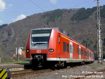 April 2007: 425 090-8 steht abfahrbereit im Bahnhof Saarh�lzbach. Von dort aus startet er als RE �ber Saarbr�cken und Neunkirchen nach St. Wendel.