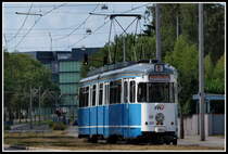 Gl�ckstreffer: Der Heidelberger Tw 241 als Fahrschule am 2.9.09 bei Handschuhsheim