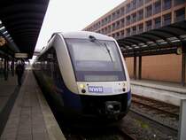 Die VT 529 steht am Bahnhof Wilhelmshaven und ist am Ende seiner Fahrt und f�hrt gleich weiter nach Osnabr�ck. 