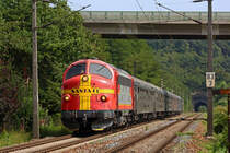 NOHAB V 170.1125 mit dem D 16480 am 26. August 2009 kurz vor Melk.